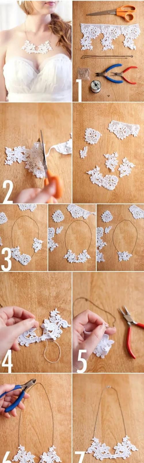  [蕾丝]百变蕾丝，N种蕾丝DIY改造，我最喜欢第3种，最后一种也很惊艳！