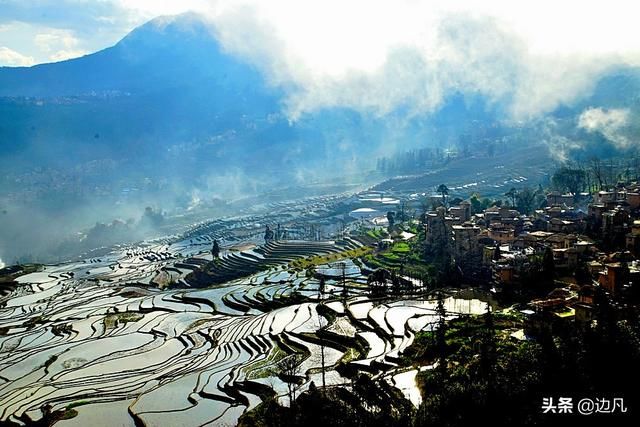 《云南风光》多依树梯田，壮美秀丽，如梦如幻的人间仙境！