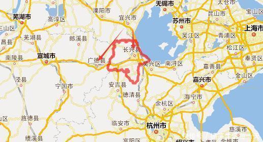 江苏、浙江和安徽三省交界，所在的三个县，其中一个非常出名