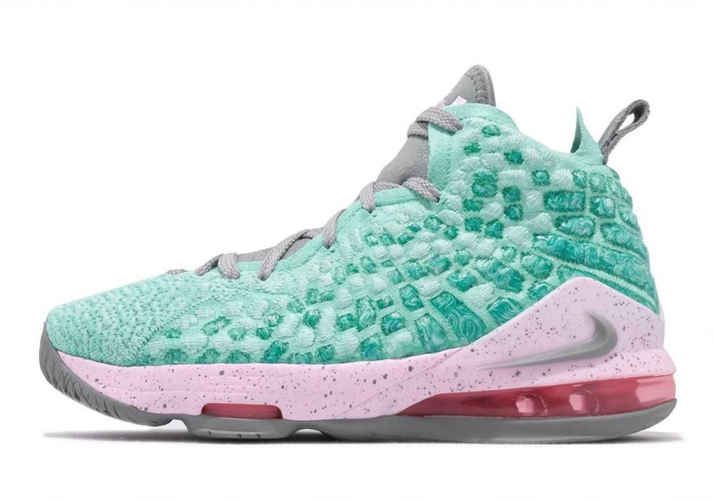 #南海岸#LeBron 17推新款 蓝绿配粉色重返南海岸