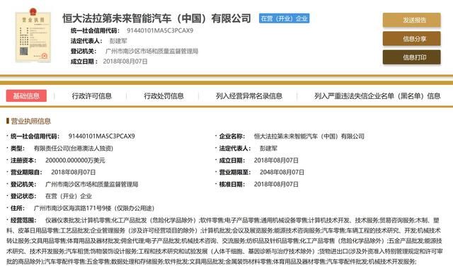 恒大+广汽人加持，法拉第未来中国总部启航，贾跃亭在哪儿？