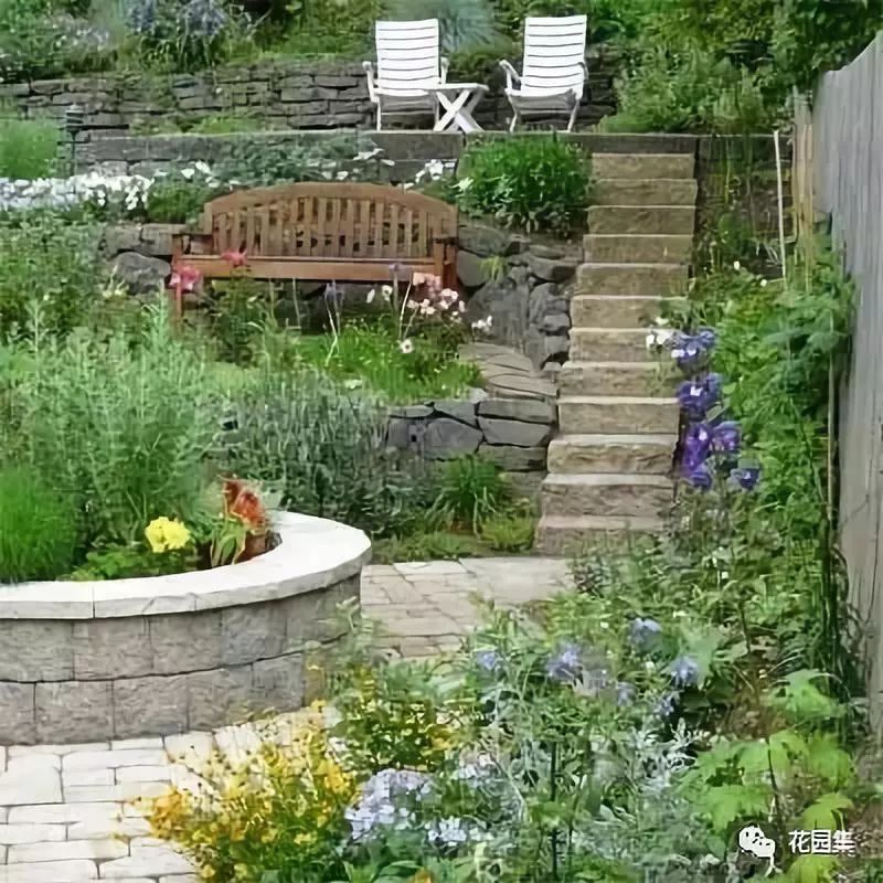 坡地庭院，高差处理的细节之美