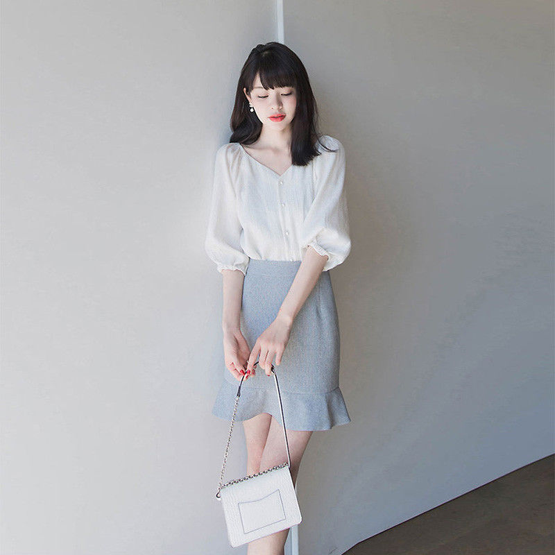 聪明的女人都不再穿爱走光的短裙了，9款流行套装，件件美的扎心