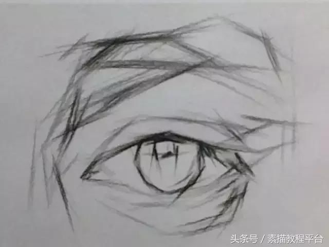 素描眼睛丨结构解析及写生步骤，详细经典！