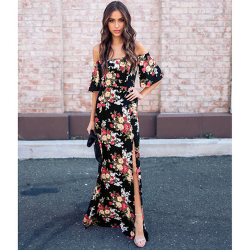 现在的女人果然胆大，吊带都不穿了，穿个抹胸裙直接出门，太性感