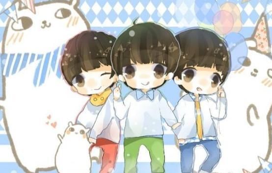 当TFBOYS没有刘海的时候，千玺的颜值帅炸了，王俊凯像“整了容”