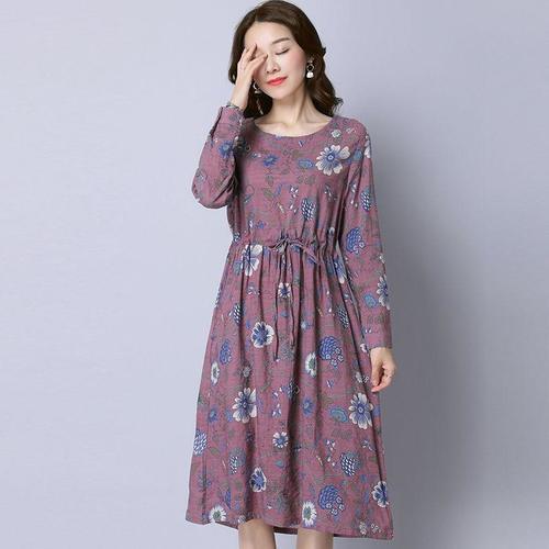 谁说棉麻越素越好看，瞧瞧下面这些棉麻装，洋气减龄又高雅，美爆