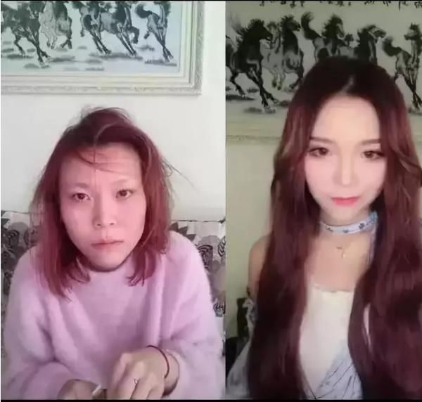丑女化妆后完爆女神，如此化妆术太可怕了