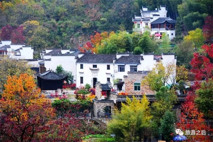 皖南的塔川,秋天的骄傲,极美的色彩天堂