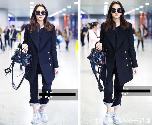 “国民闺女”关晓彤撞衫“土包子”蓝盈莹，相差7岁，差距太大！