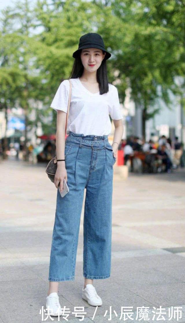 「亮眼」美女穿搭:阔腿裤充满时尚活力的味道,让你成为最亮眼的一抹青春
