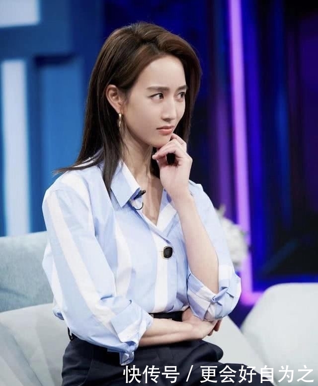  『设计』张钧甯美得真让人嫉妒！穿条纹衬衫配9分阔腿裤，自带高级感炸裂