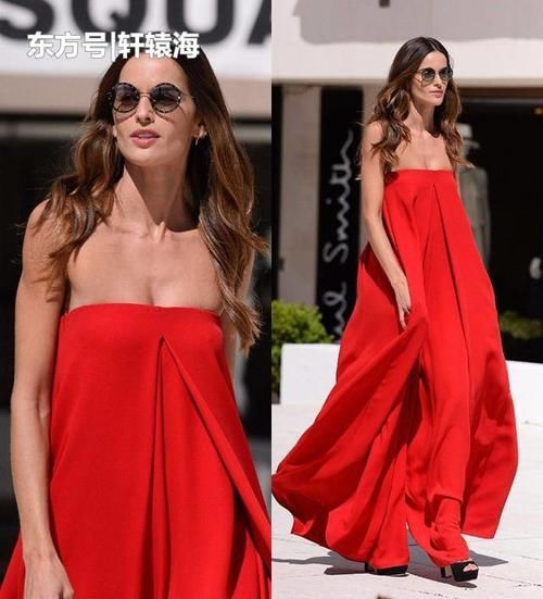 维密超模现身世界杯赛场,穿薄纱短裤露出三角裤,把赛场当秀场?