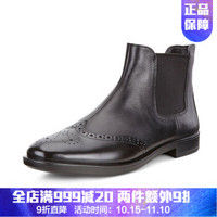 敲代码的小仙女的日常晒鞋 篇三:这双ECCO的雕花切尔西靴真好看