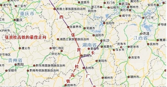  [一条]湖南广西正在规划的一条高铁, 东中路线争议较大, 你支持
