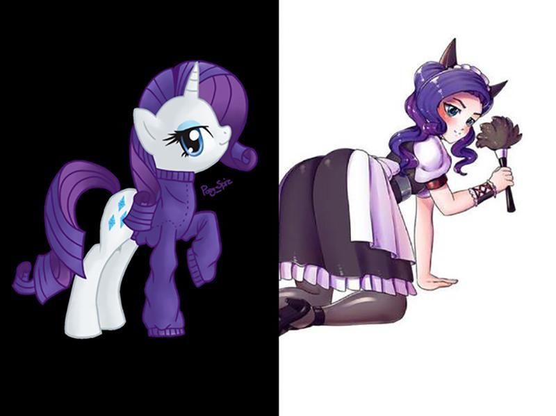 小马宝莉:小马M6的妹抖秀，在女仆咖啡厅研习，苹果嘉儿我预定了