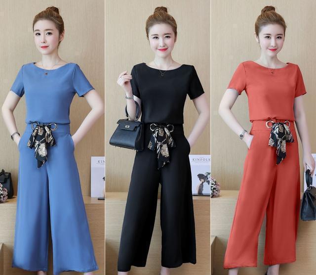 终于等到，七分裤套装上新了！显高显嫩，没人再说我又矮又胖