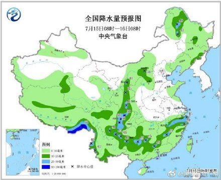 南方强降雨落区将北抬 东北华北雷雨频繁