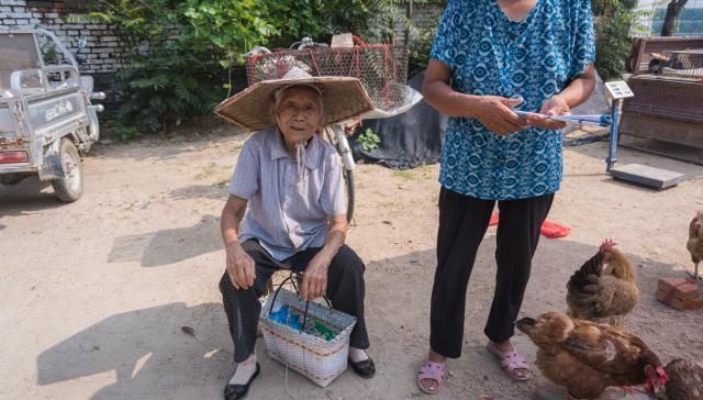  「路边」75岁老人走9里山路卖鹅蛋，6元一个无人问津，蹲在路边