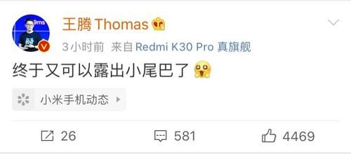  『Redmi』Redmi K30 Pro 将推标准、变焦双版本，工程机曝光「奥利奥」四摄加持