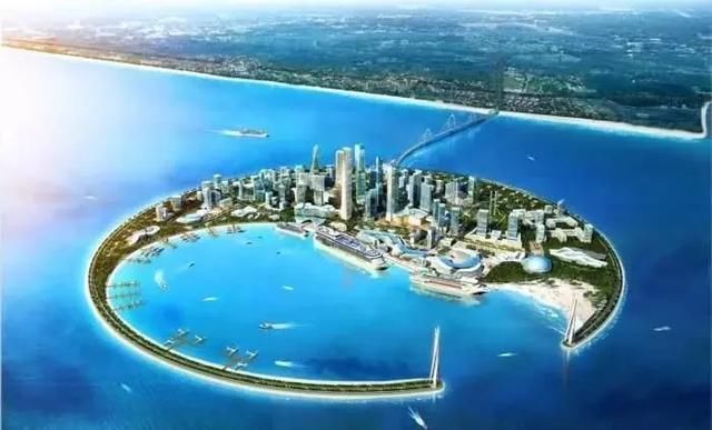 中国这么大占地还不够?填海造岛被称为东方迪拜,网友:多此一举