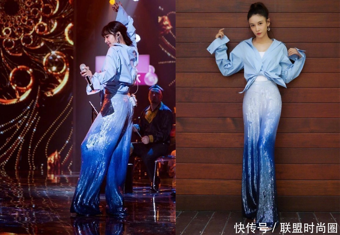 当155蔡依林撞衫177张蓝心，终于明白身材跟气质哪个更重要