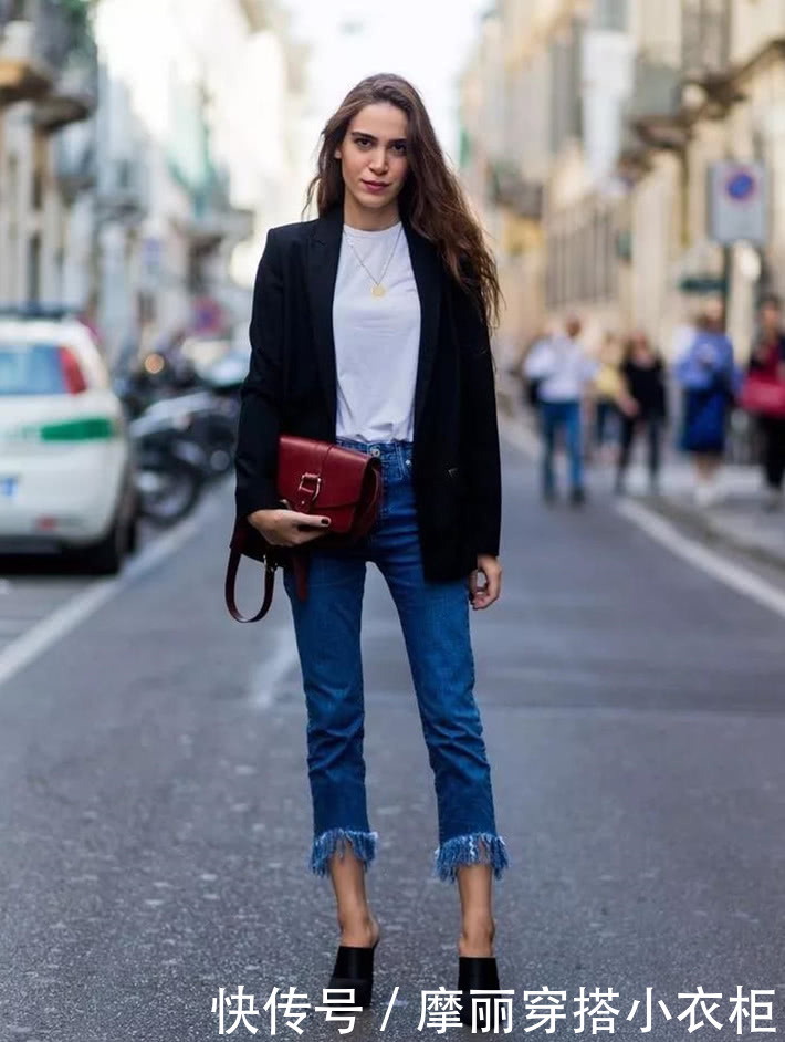 秋季穿简约的九分裤,轻松露脚踝,还不来pick一下