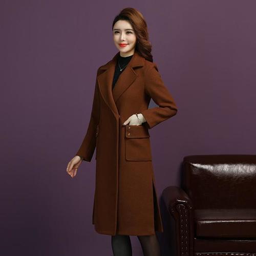 高端又时尚的毛呢外套,买件给妈妈穿,保暖又显气质