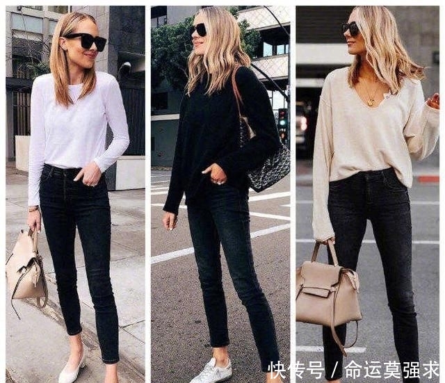  「欧美」牛仔裤如何穿出高级感？分享27套欧美风格搭配，照着穿就很大气