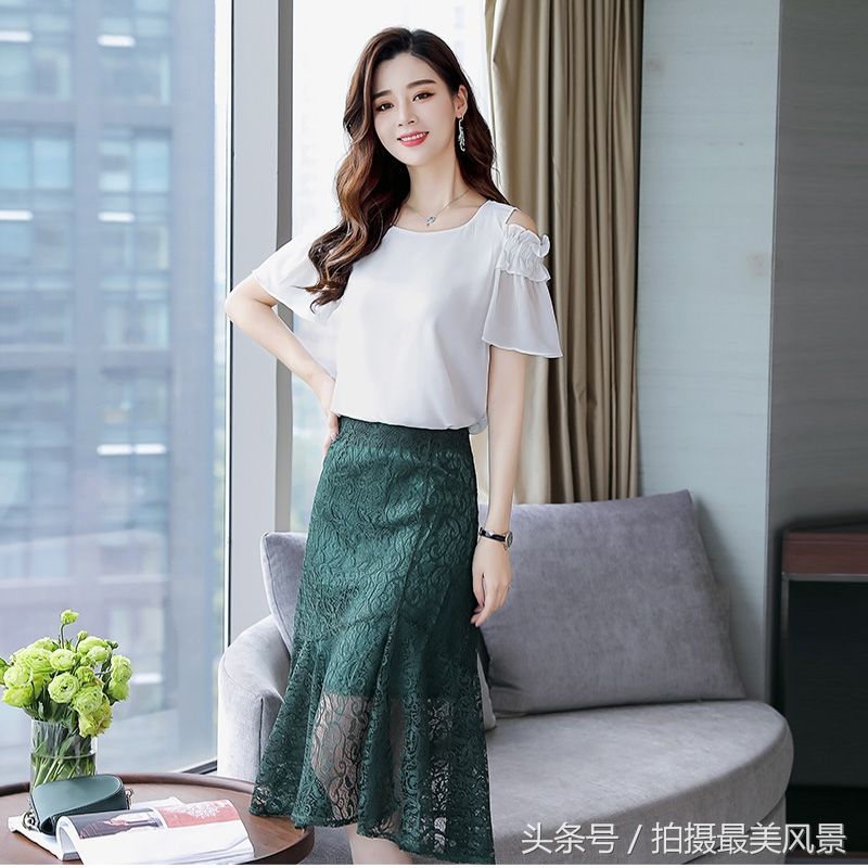 臀部大的女人，三伏天就是要穿包臀裙!既显瘦，又显风情万种