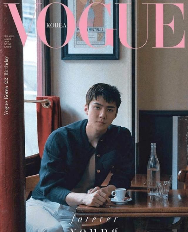 [吴世勋]SM两大门面的颜值暴击！俊美吴世勋，绝美林允儿，前后辈同登封面