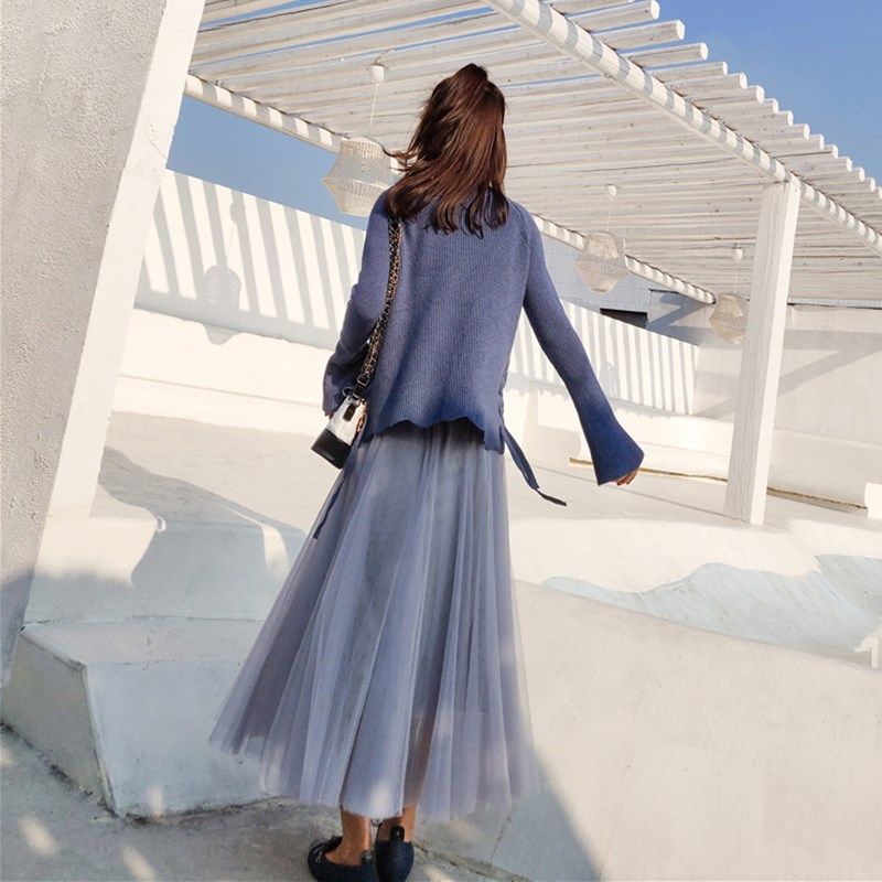 谁说秋季就要穿长裤?瞧下面小姐姐穿网纱裙美出新高度!仙美无敌