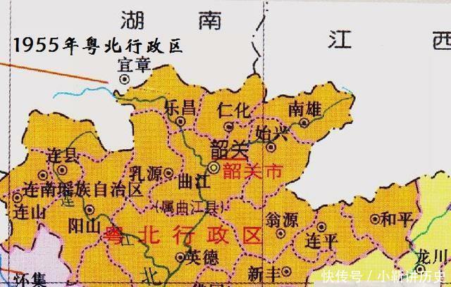 广东三县, 在广东省内格外特殊, 一县连三省, 是你家乡吗
