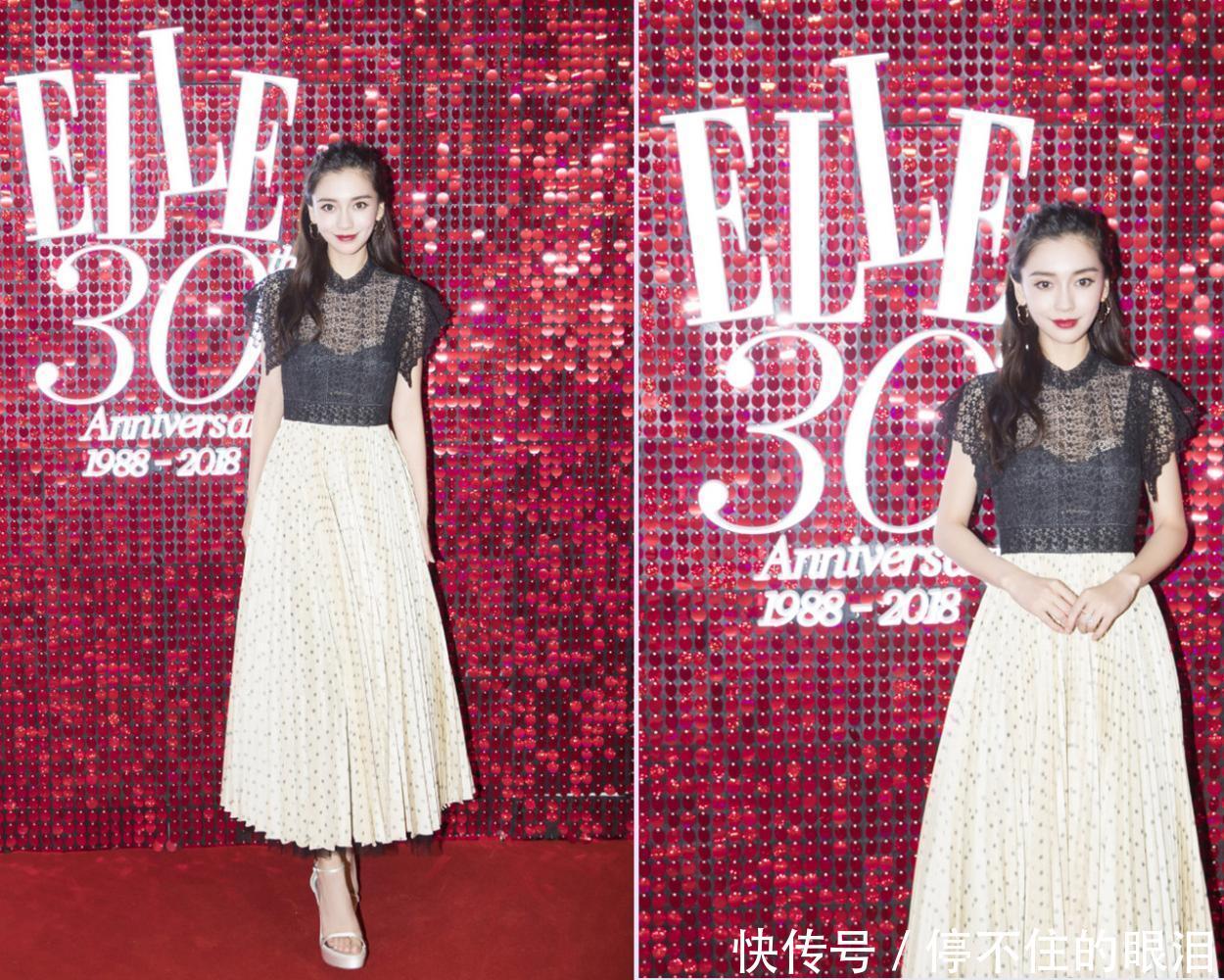 杨颖真会玩, 身穿晚礼裙只露出一条胳膊, 反而比露胸露腿还要性感