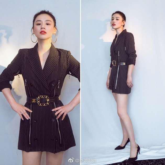 马思纯的职场穿搭借鉴