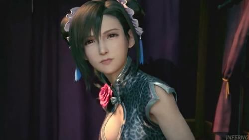  『演示』《FF7：重制版》蒂法/爱丽丝全服装演示 美艳动人！