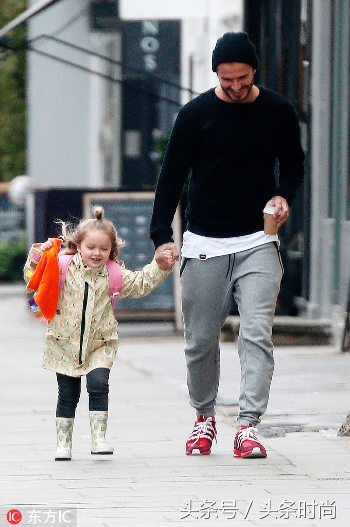 贝克汉姆为小七庆生 看贝家掌上明珠每日服饰