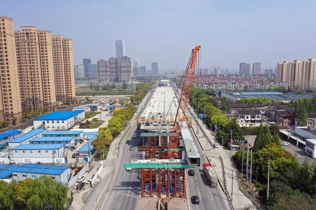  『全线』上海济阳路快速化改建工程全速推进，年底可实现全线结构贯通