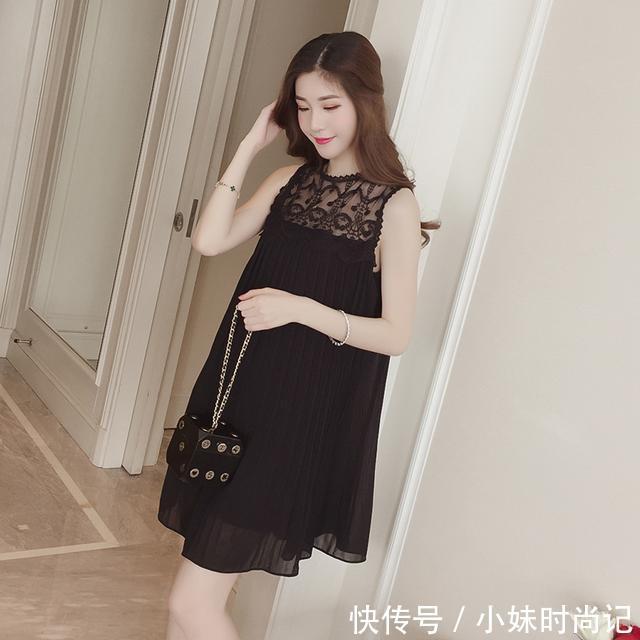  「上穿」想要视觉上穿的修身，那连衣裙肯定不能少