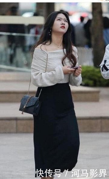 『有型』年轻美女街拍:优雅清爽的美女,身材高挑有型