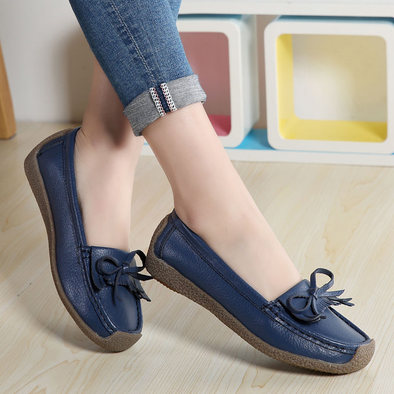 高跟鞋虽火，但长穿会累脚，这几款平底瓢鞋，显瘦显腿长又舒适