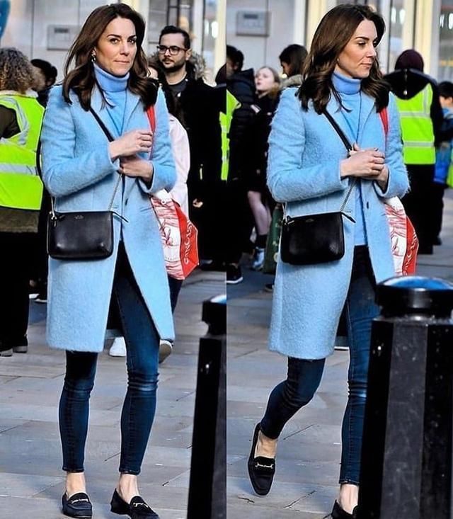 看起来■梅根一身绿用力过猛，凯特绝地反击赢得漂亮！穿旧大衣高贵大气