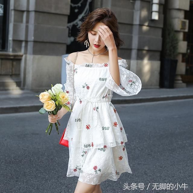 仙女裙透着清爽，一抹迷人清新扑面而来，小个子女生就爱穿精致