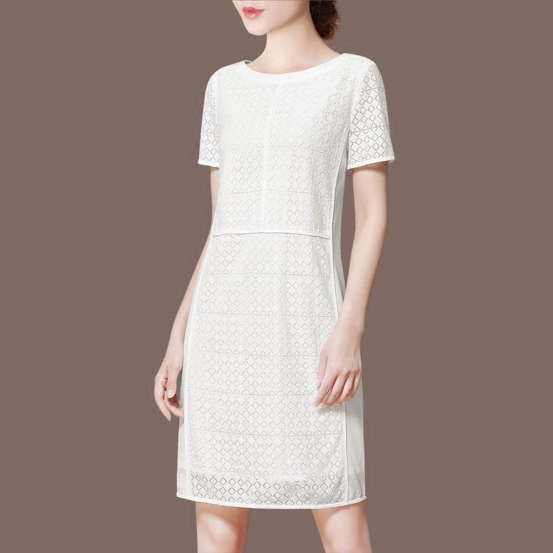 连衣裙优雅自定义高级感、显婀娜多姿的曲线，营造成熟女人的端庄