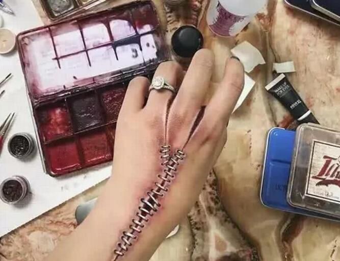 3D化妆技术，看到这样的妆容，是不是跟小编一样也吓了一大跳呢