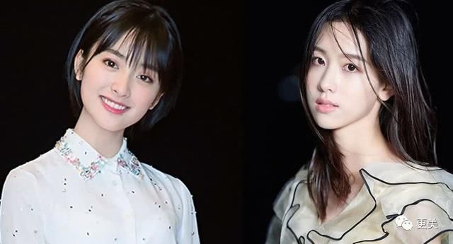 沈月清纯发型吸晴，腿很清瘦，网友：看原图后发现很粗！