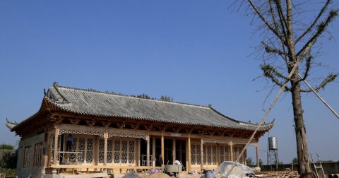  「宫殿」安徽一农村儿子为父亲建“宫殿”，造价300万！村里最“