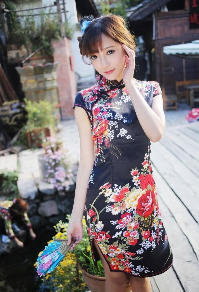 旗袍美女古典优雅