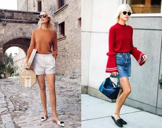 当女星穿平底鞋时大长腿还在吗?这差距不是一般大，网友:不一样