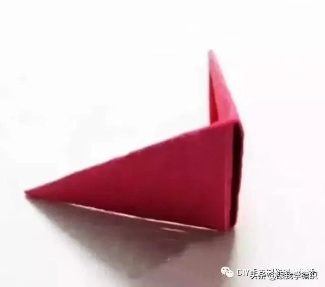 『蓝色』简单的折个三角,组合成百变造型